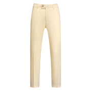Men's 2 Piece Casual Solid Suit One Button with Wool