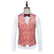 Men's 3 Piece Casual Floral Printed Tuxedos For Prom