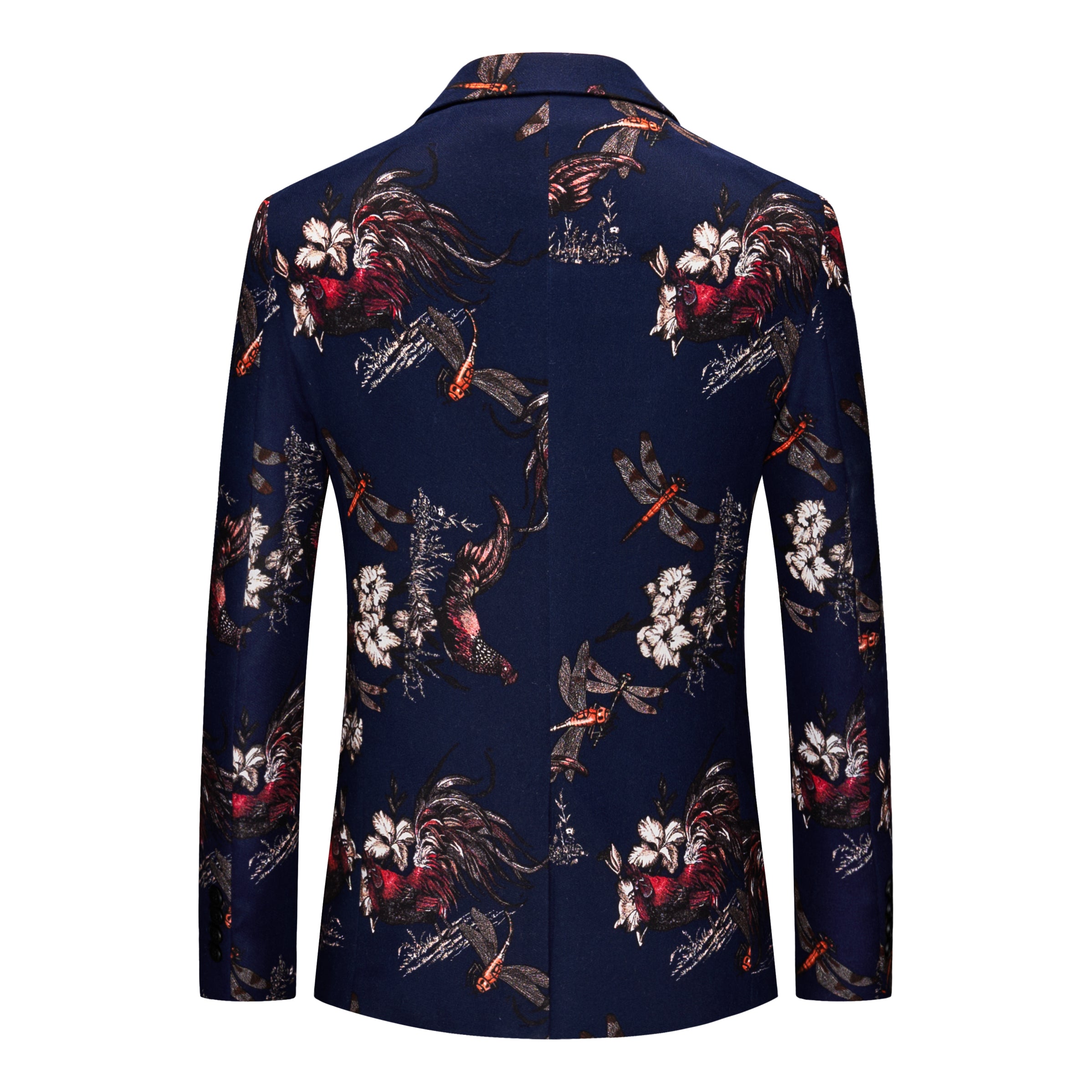 Men's Slim Fit Blazer Single Breasted Printed Sports Coat
