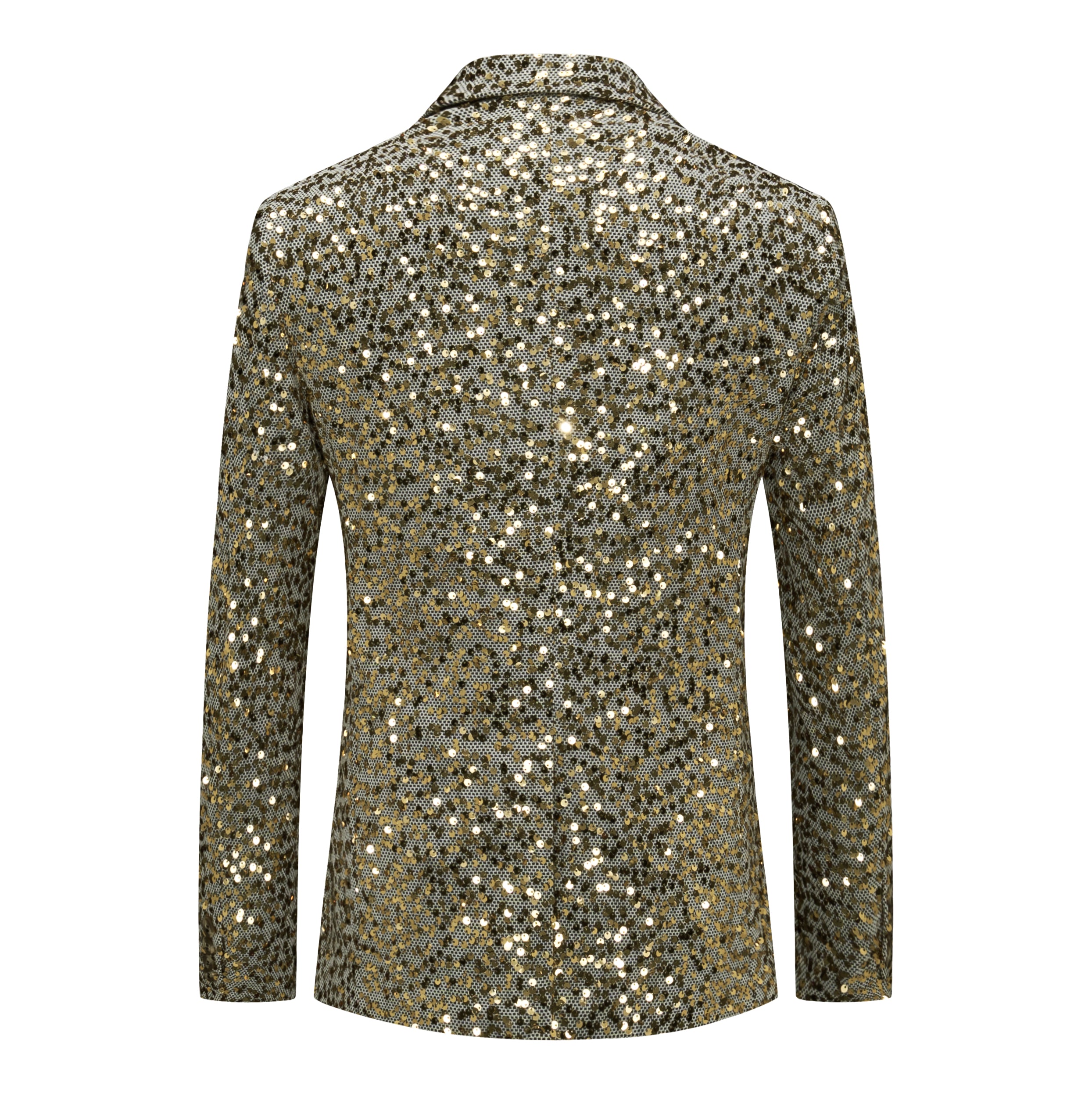 Men's Leisure Blazer Slim Fit Printed Two Button Sport Coat