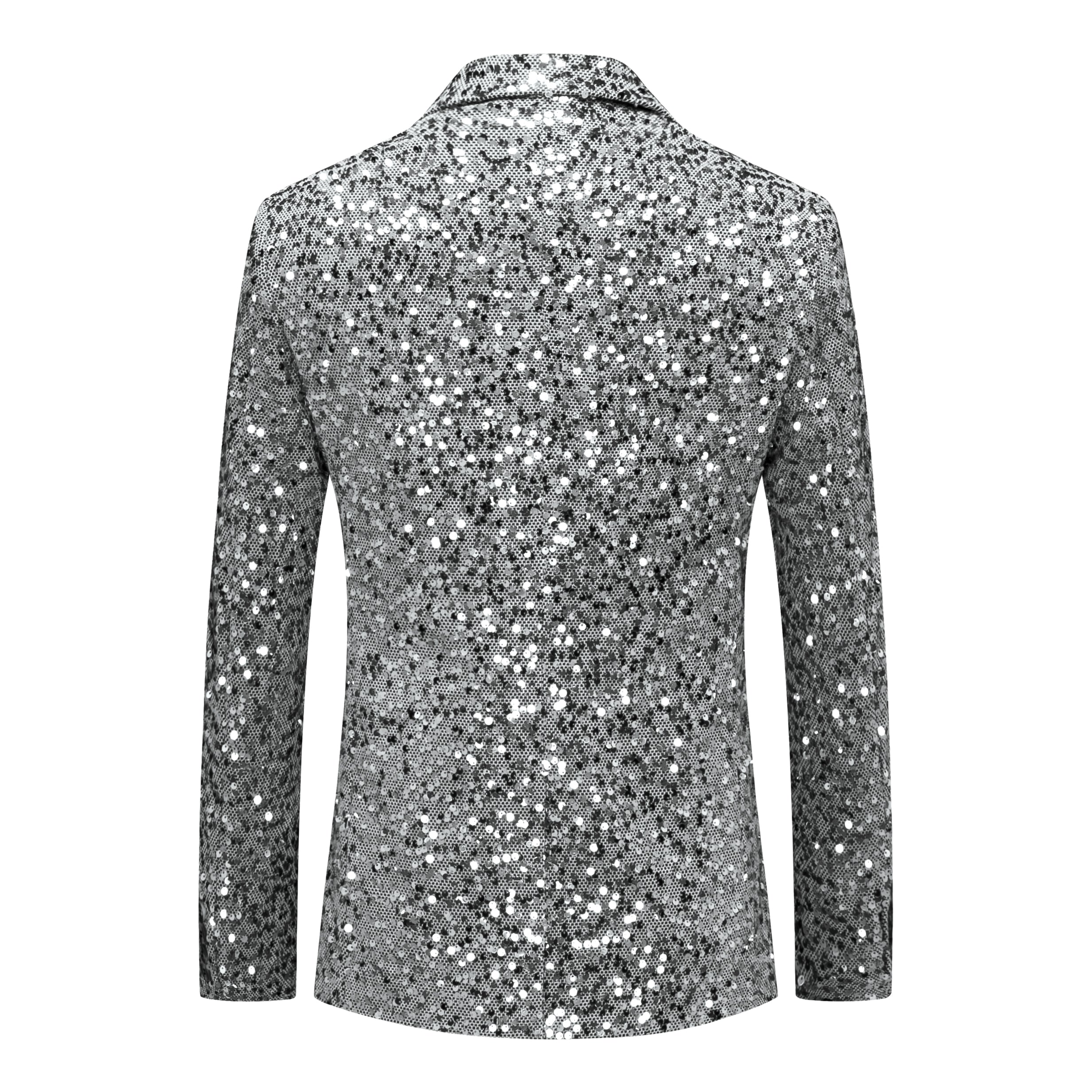 Men's Leisure Blazer Slim Fit Printed Two Button Sport Coat