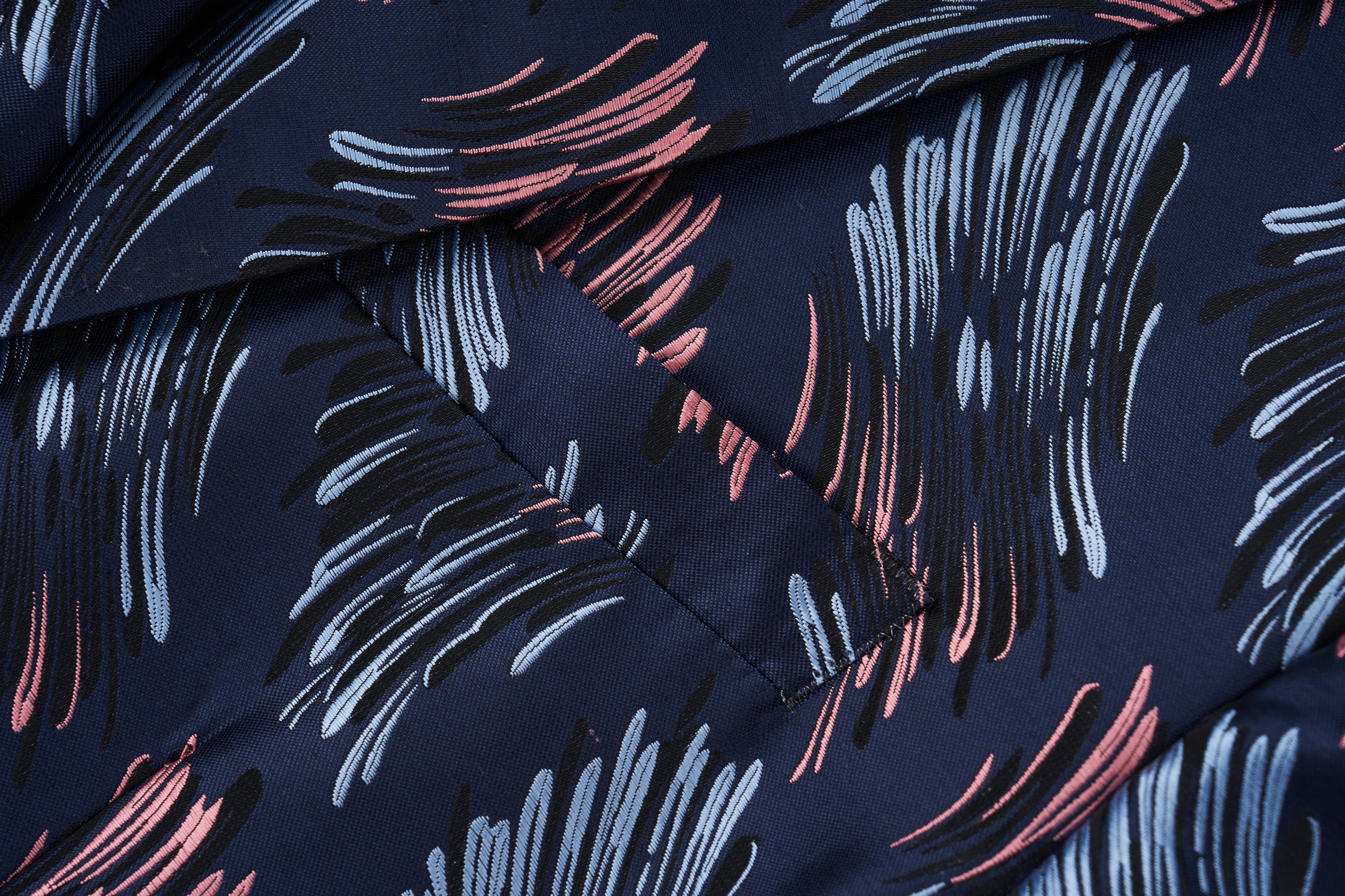 Men's Blazer Floral Printed Casual One Button Sports Coat