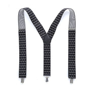 Men's Y-Back Adjustable Suspender With Elastic Straps