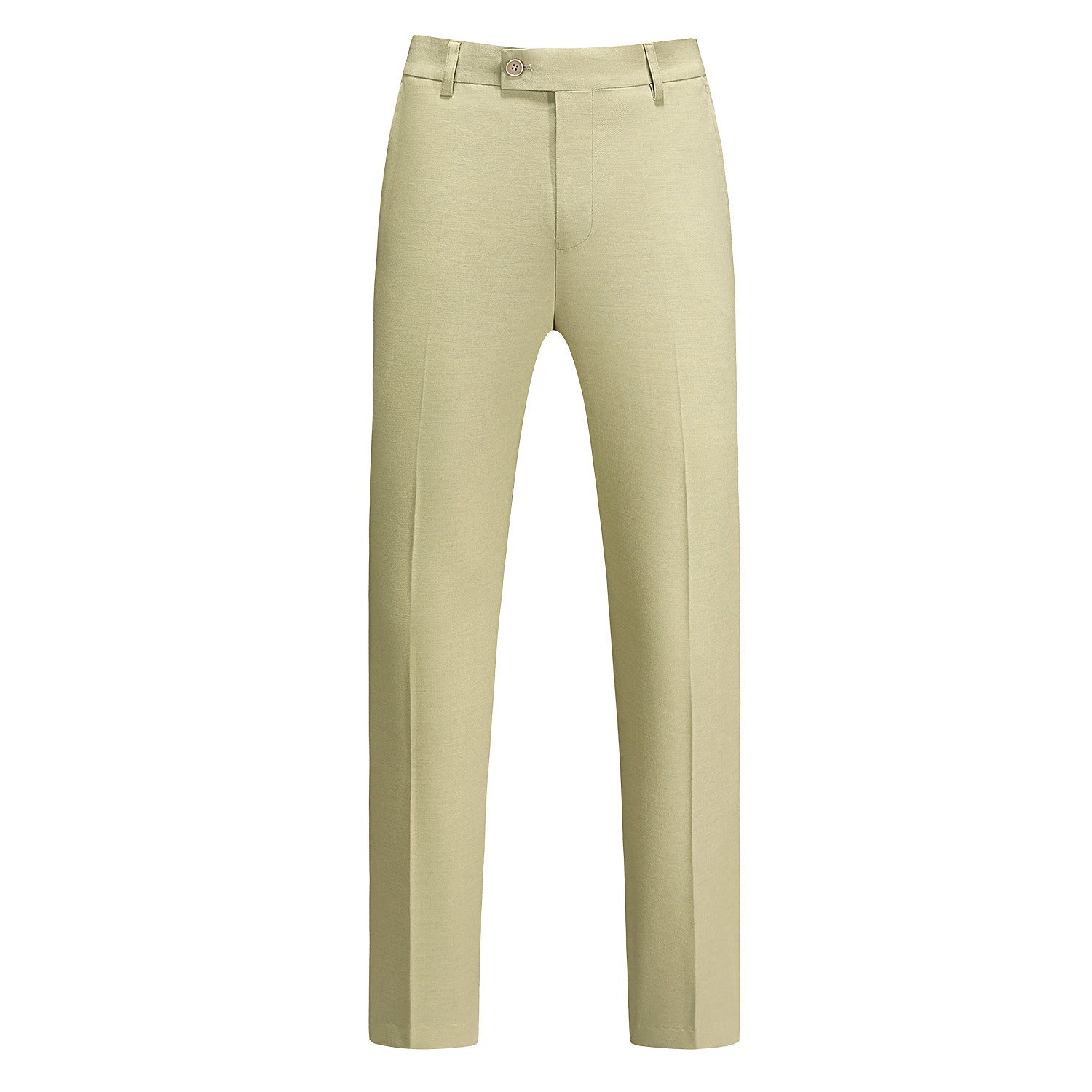 Men's 2 Piece Suit One Button in Solid Green