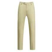 Men's 2 Piece Suit One Button in Solid Green