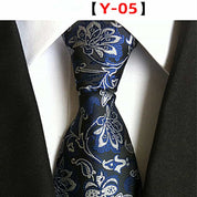 Men's Floral Tie Printed Jacquard Necktie
