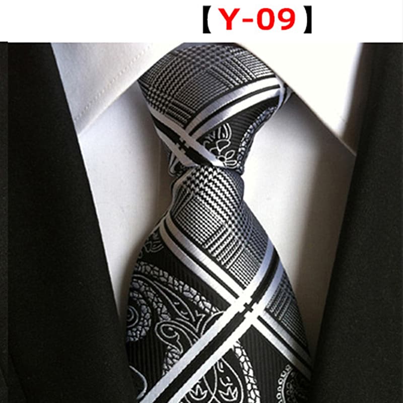 Men's Floral Tie Luxury Printed Wedding Prom Business Jacquard Necktie