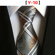 Men's Floral Tie Luxury Printed Wedding Prom Business Jacquard Necktie