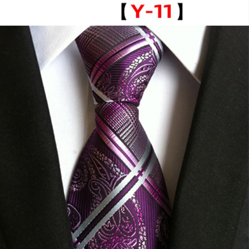 Men's Floral Tie Luxury Printed Wedding Prom Business Jacquard Necktie