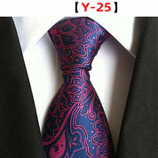 Men's Floral Tie Printed Jacquard Necktie