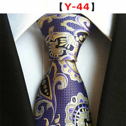 Men's Floral Tie Printed Jacquard Necktie