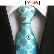 Men's Floral Tie Luxury Printed Wedding Prom Business Jacquard Necktie
