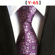 Men's Floral Tie Luxury Printed Wedding Prom Business Jacquard Necktie