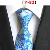 Men's Floral Tie Luxury Printed Wedding Prom Business Jacquard Necktie