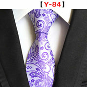 Men's Floral Tie Printed Jacquard Necktie
