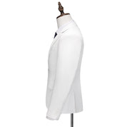 Men's Blazer Coat in Solid White One Button Jacket