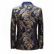 Men's 2 Piece Printed Suit Jacket