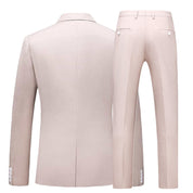 Mens 3 Piece Suit Skinny one Button Tuxedos For Wedding Prom Groomsmen Meeting