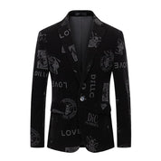 Men's Leisure Sports Coat Slim Fit One Button Blazer