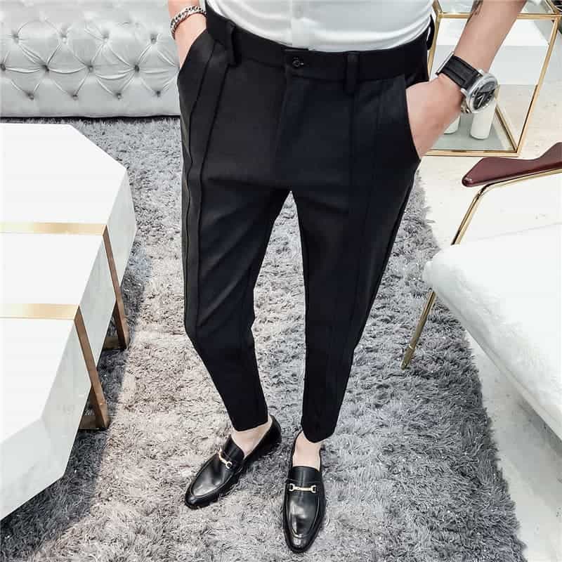 Casual Ankle-Length Pants in 3 Solid Colors