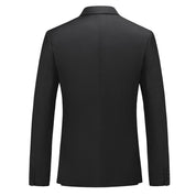Mens Double Breasted Blazer Solid Sport Jacket 10 Plain Colors