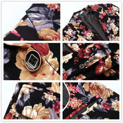 Men's Blazer Stylish Floral Pattern  Jacket One Buttons Slim Fit Sport Coat
