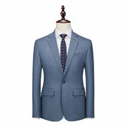 Men's Solid Blazer One Button Slim Fit Sports Coat Wedding