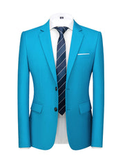 Men Blazer Jacket in Blue Black Yellow Purple Red