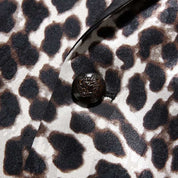 Men's Leopard  Blazer Slim Fit Cheetah Prom Jacket Stylish Dress Party Animal Print Sport Coat
