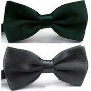 2 Piece Pre-tied Bow Ties Colorful Adjustable Bowtie