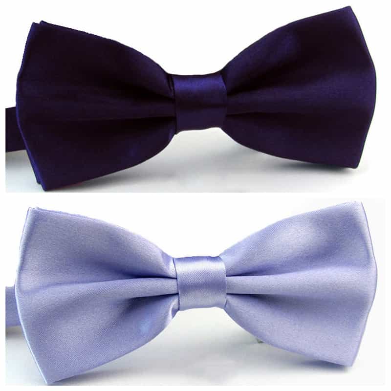 2 Piece Pre-tied Bow Ties Colorful Adjustable Bowtie