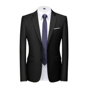 Men 3 Piece Solid Suit 2 button Closure