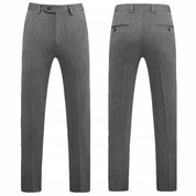 3 Piece Double Breasted Grey Suits for Men Grey Wedding Suits