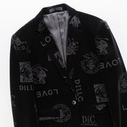 Men's Leisure Sports Coat Slim Fit One Button Blazer