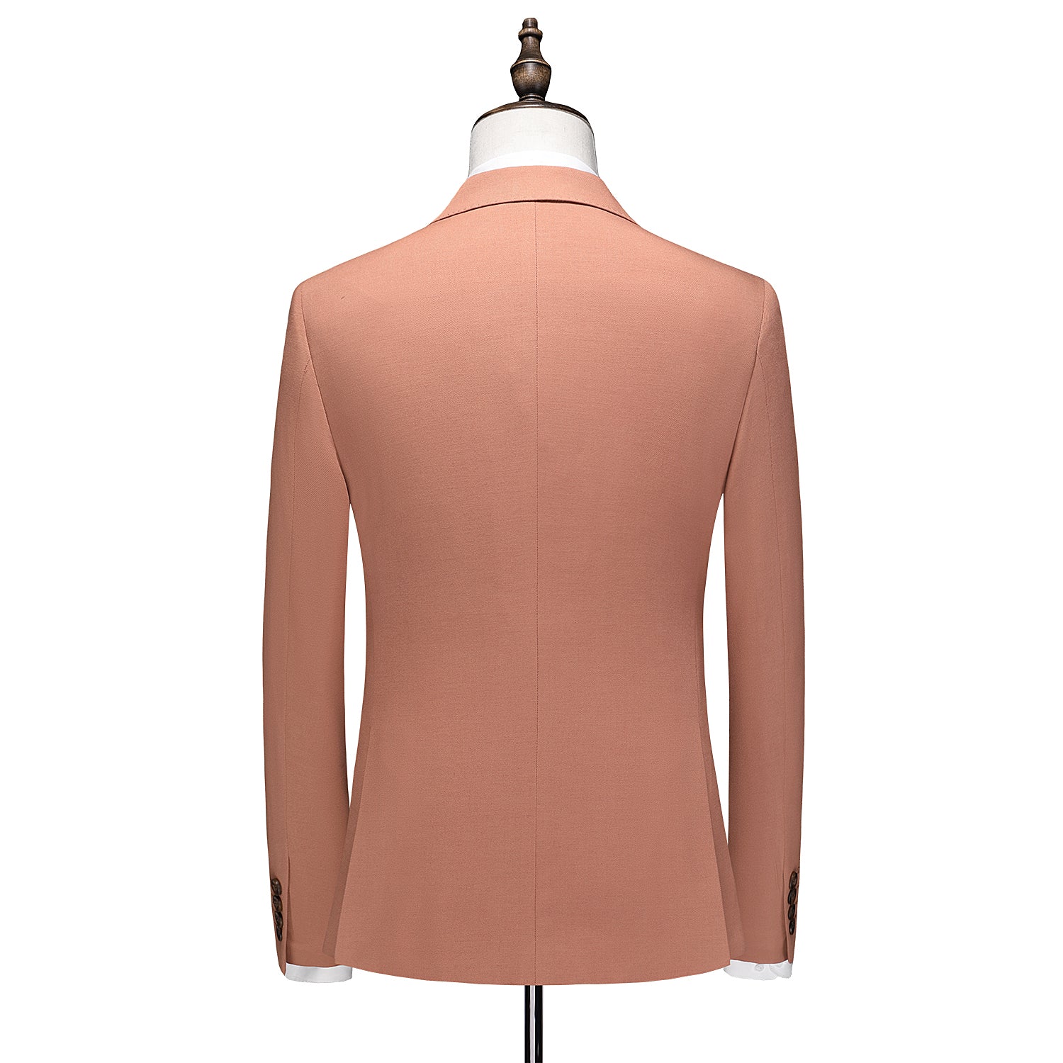 Men's Suit Jacket Casual Solid Color With 2 Buttons Closure