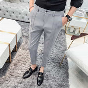 Casual Ankle-Length Pants in 3 Solid Colors