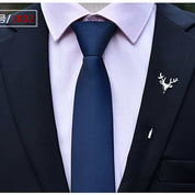 Men's Solid Tie Formal Wedding Prom Business Jacquard Necktie