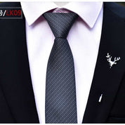 Men's Solid Tie Formal Wedding Prom Business Jacquard Necktie