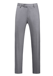 Mens Slim Fit Plain Flat Front Pants Fashion 5 Solid Color Trousers