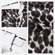 Men's 2 Piece Leopard Tuxedo with Animal Print