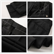 Men's 3 Piece Solid Suit in 4 Colors One Button