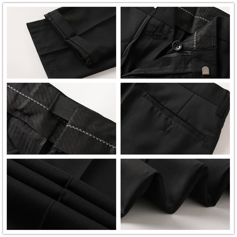 Men's 3 Piece Solid Suit in 4 Colors One Button