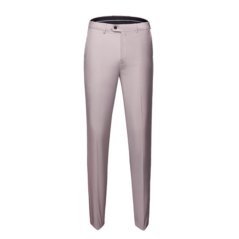 Men's Blue & White & Pink & Purple 3 Piece Solid Suit