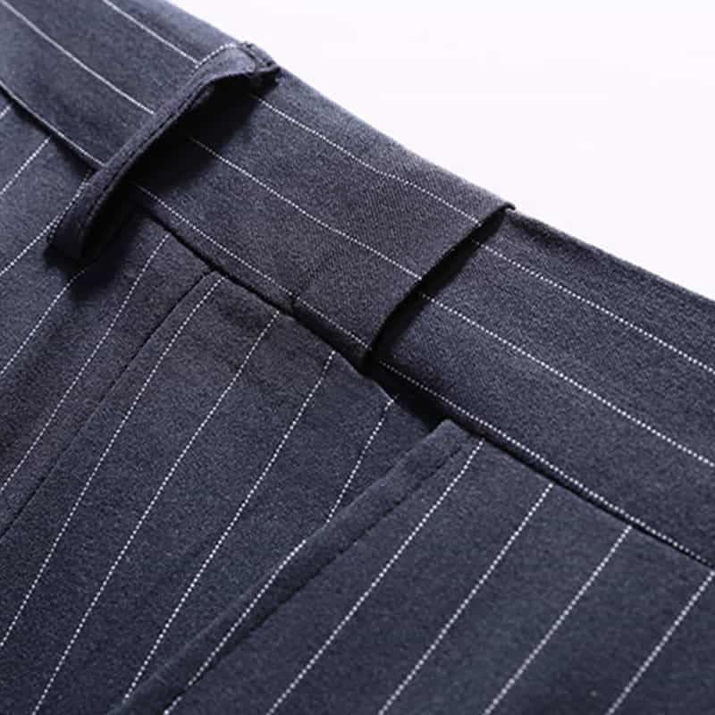 Mens Double Breasted Pinstripe 2 Piece Suit