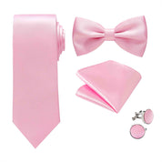 Men's Solid Bow Tie Foraml Wear for Wedding Tuxedo Adjustable Bowtie