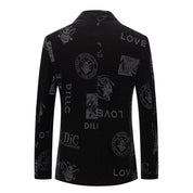 Men's Leisure Sports Coat Slim Fit One Button Blazer