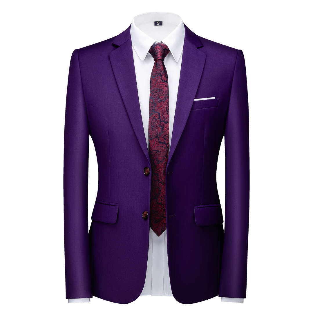 Men Blazer Jacket in Blue Black Yellow Purple Red