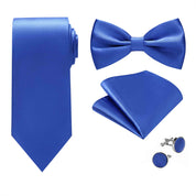 Men's Solid Bow Tie Foraml Wear for Wedding Tuxedo Adjustable Bowtie