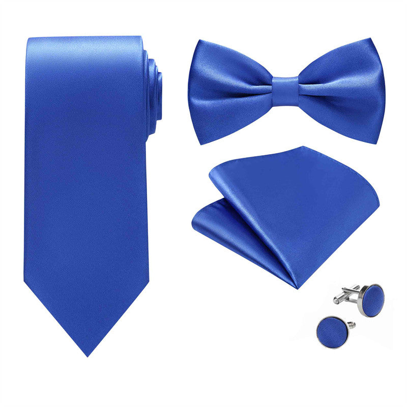 Men's Solid Bow Tie Foraml Wear for Wedding Tuxedo Adjustable Bowtie