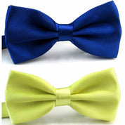 2 Piece Pre-tied Bow Ties Colorful Adjustable Bowtie